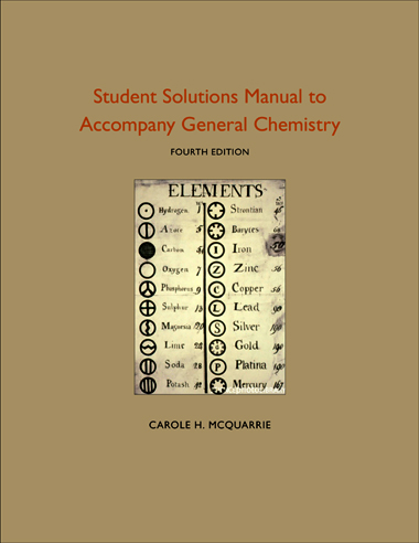 general chemistry fourth edition mcquarrie rock gallogly family